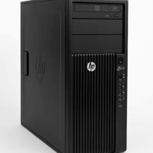 كمبيوتر مكتبي HP Z420 Workstation أسود – معالج Xeon E5، رام 16 جيجا، هارد SSD 256 جيجا، كارت NVIDIA Quadro