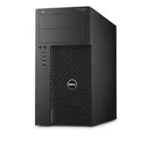كمبيوتر مكتبي Dell Precision 3620 ووركستيشن بمعالج Xeon وكارت شاشة AMD R7 – صورة الجهاز من الأمام
