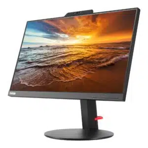 Lenovo ThinkVision T22v frameless design side view