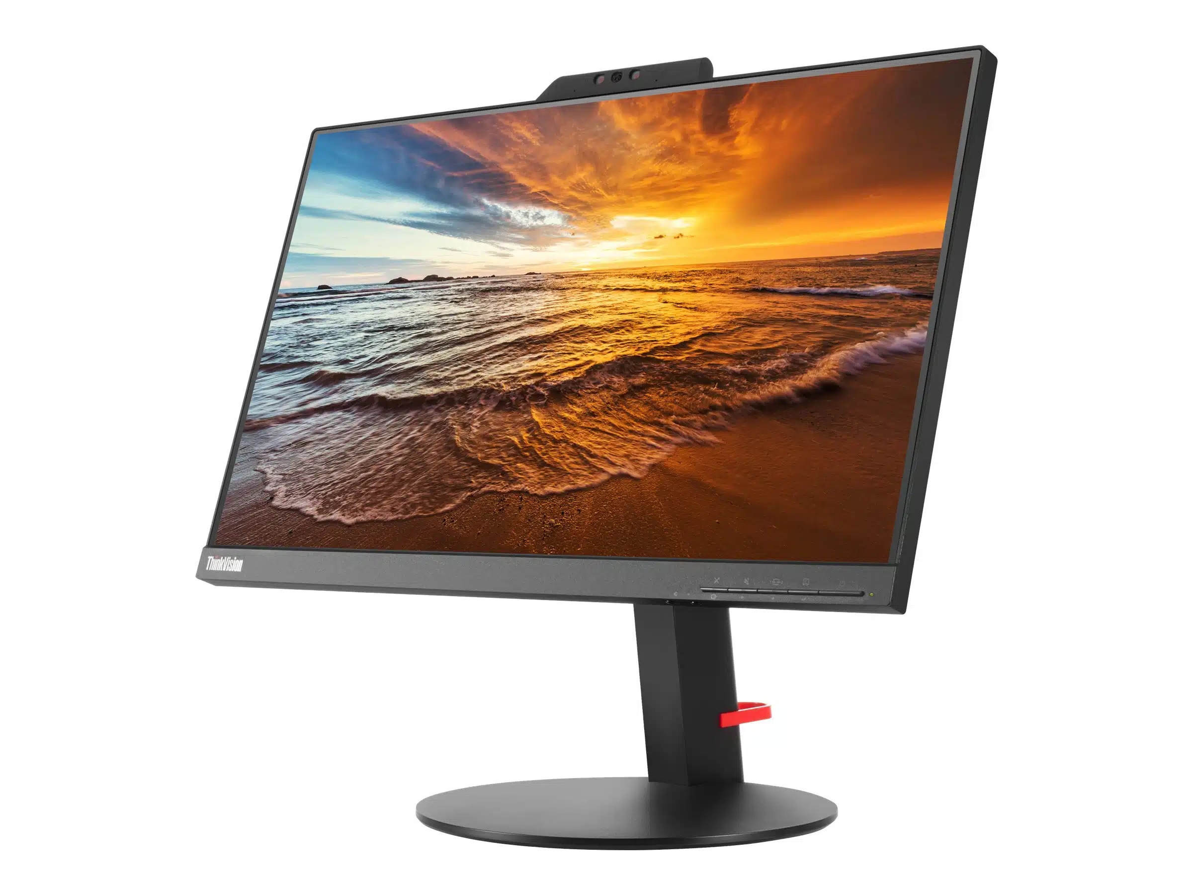 Lenovo ThinkVision T22v frameless design side view