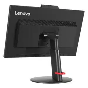 Lenovo ThinkVision T22v back view with camera and speakers