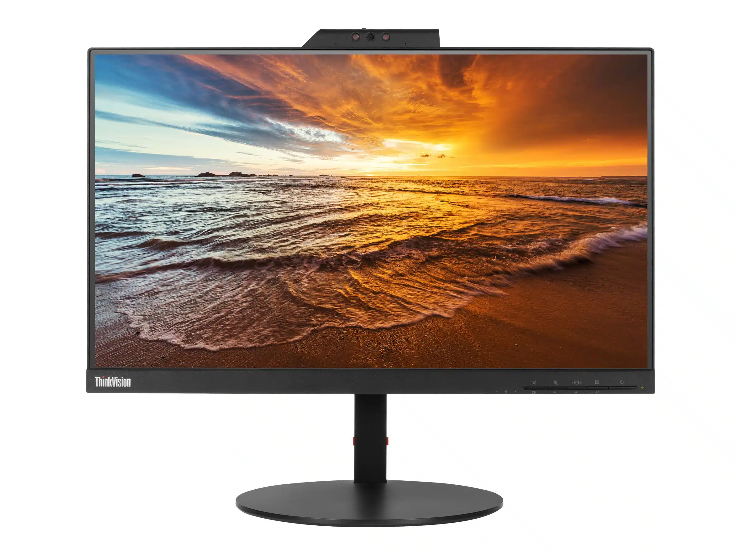 Lenovo ThinkVision T22v 22 inch monitor full hd ips white background