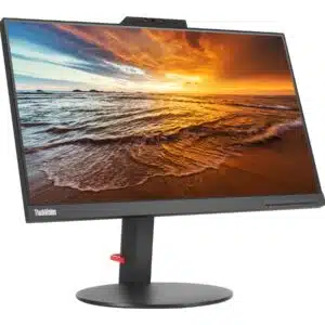 Lenovo ThinkVision T22v frameless design side view