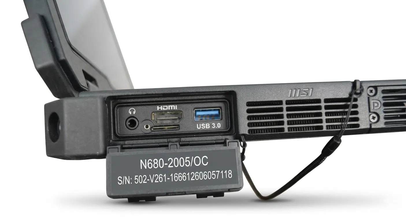 Dell Latitude 7204 Rugged Extreme port
